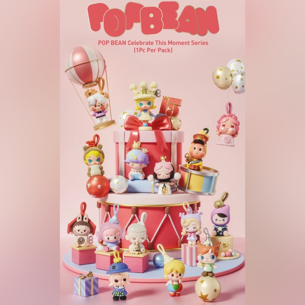 Authentic POP BEAN Celebrate This Moment - SEALED WHOLE SET - Total 28 Pieces